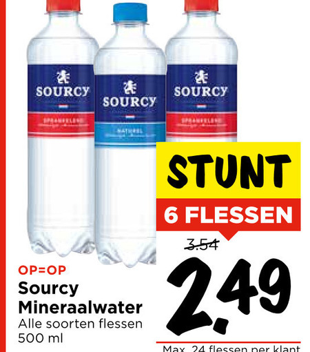 Sourcy   mineraalwater folder aanbieding bij  Vomar - details