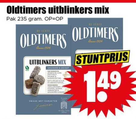 Oldtimers   drop folder aanbieding bij  Dirk - details