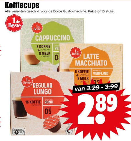 1 De Beste   dolce gusto capsules folder aanbieding bij  Dirk - details
