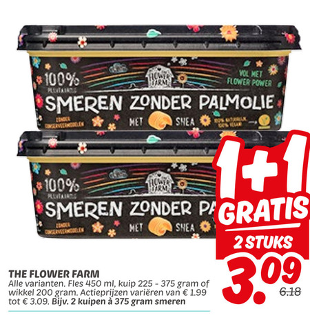 Flower Farm   margarine folder aanbieding bij  Dekamarkt - details