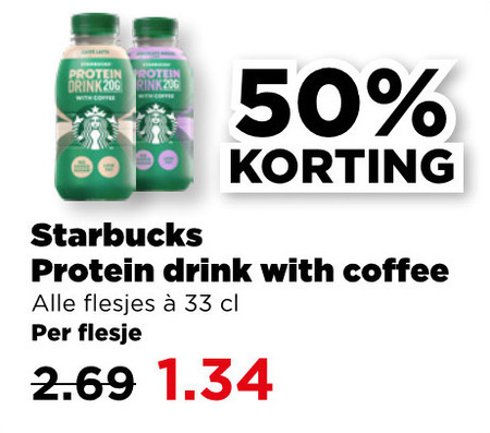 Starbucks   ijskoffie folder aanbieding bij  Plus - details