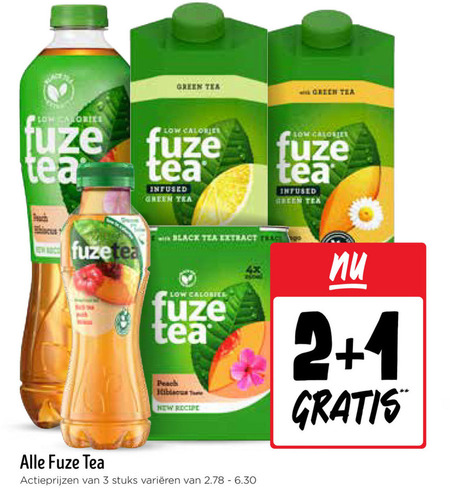 Fuze Tea   ice tea folder aanbieding bij  Jumbo - details