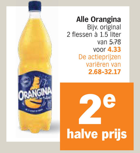 Orangina   frisdrank folder aanbieding bij  Albert Heijn - details