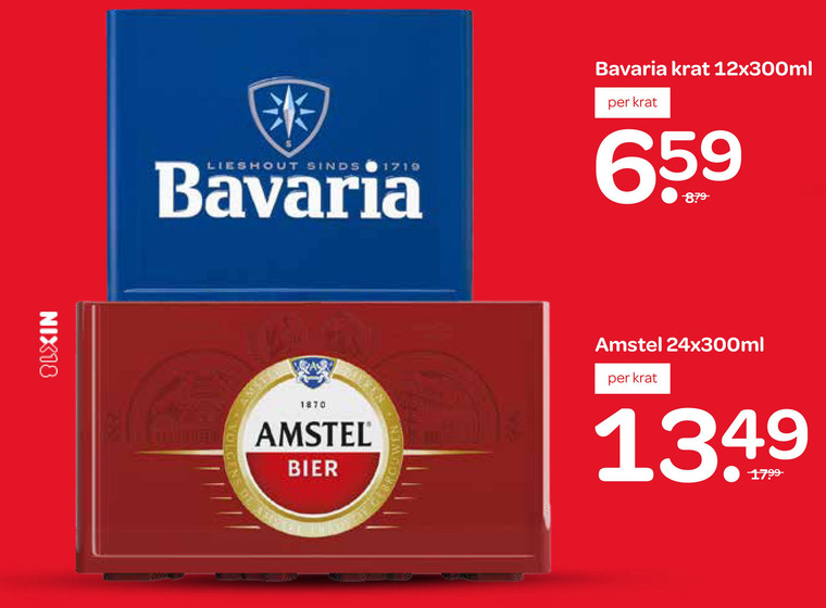 Bavaria   krat bier folder aanbieding bij  Spar - details