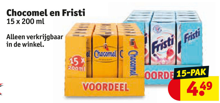 Fristi   chocolademelk, drinkyoghurt folder aanbieding bij  Kruidvat - details