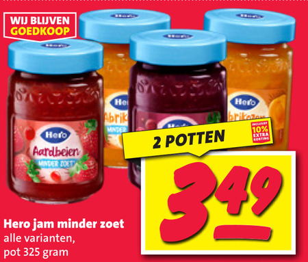Hero   jam folder aanbieding bij  Nettorama - details