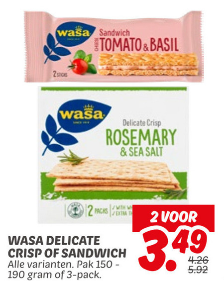 Wasa   knackebrod folder aanbieding bij  Dekamarkt - details
