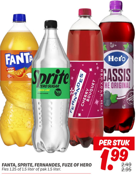Sprite   frisdrank folder aanbieding bij  Dekamarkt - details
