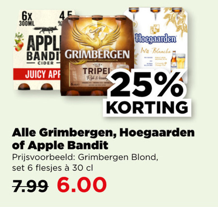 Hoegaarden   speciaalbier folder aanbieding bij  Plus - details