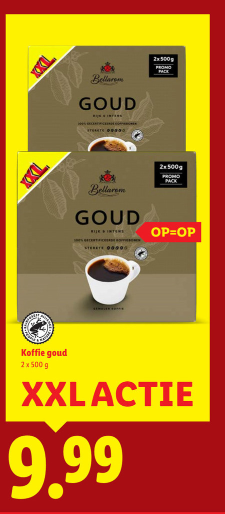 Bellarom   koffie folder aanbieding bij  Lidl - details