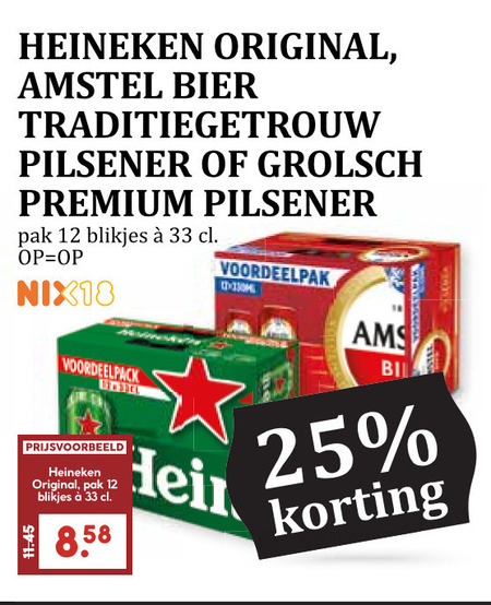 Grolsch   blikje bier folder aanbieding bij  MCD&nbsp;Supermarkt&nbsp;Basis - details