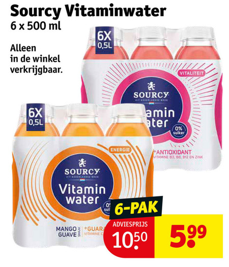 Sourcy   fruitdrank folder aanbieding bij  Kruidvat - details