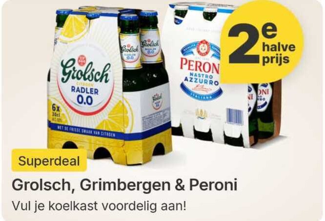 Grimbergen   speciaalbier, blikje bier folder aanbieding bij  Picnic - details