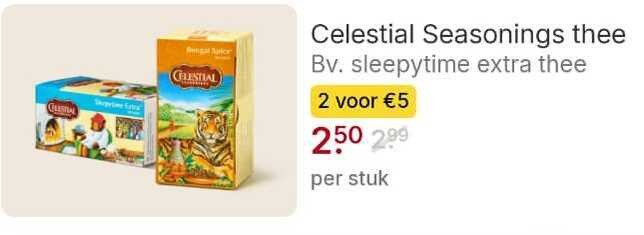 Celestial   thee folder aanbieding bij  Picnic - details