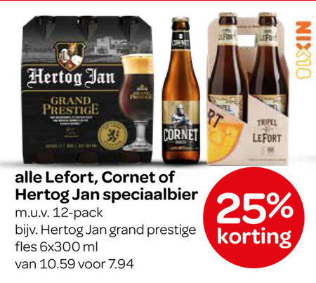 LeFort   speciaalbier folder aanbieding bij  Spar - details