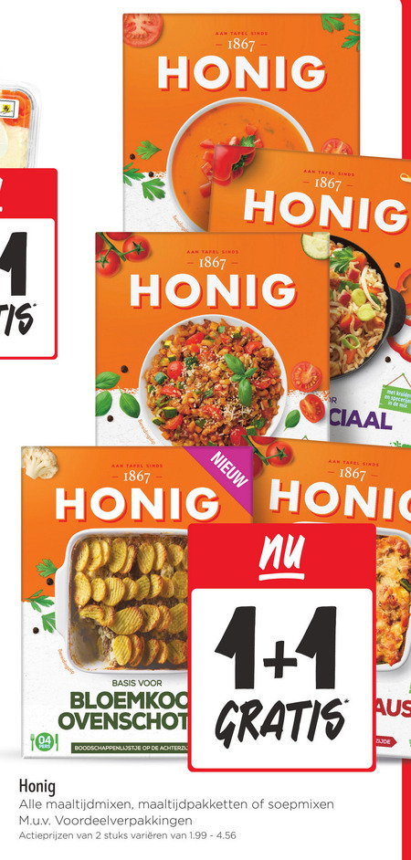 Honig   soep, maaltijdmix folder aanbieding bij  Jumbo - details
