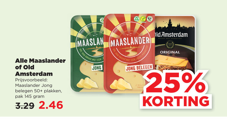 Old Amsterdam   kaasplakken folder aanbieding bij  Plus - details
