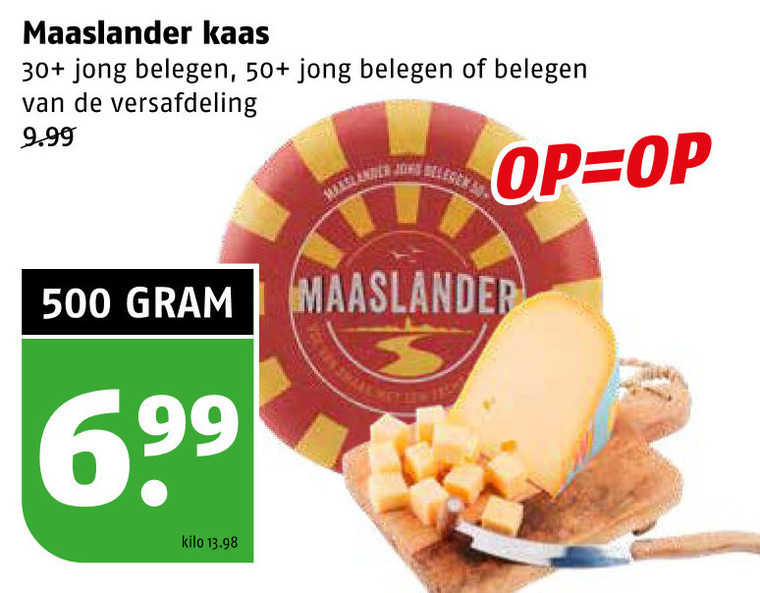Maaslander   kaas folder aanbieding bij  Poiesz - details