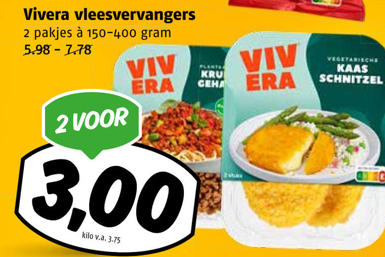 Vivera   vegetarisch folder aanbieding bij  Poiesz - details