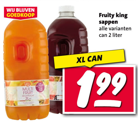 Fruity King   fruitdrank folder aanbieding bij  Nettorama - details