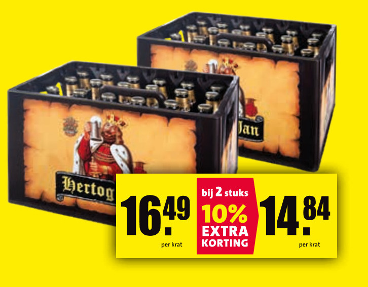 Hertog Jan   krat bier folder aanbieding bij  Nettorama - details