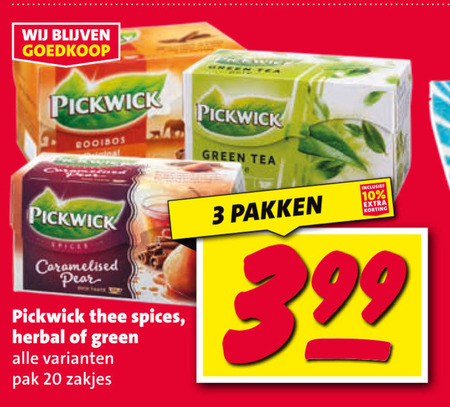 Pickwick   thee folder aanbieding bij  Nettorama - details