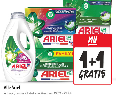 Ariel   wasmiddel folder aanbieding bij  Jumbo - details