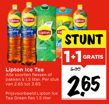Lipton   ice tea folder aanbieding bij  Vomar - details