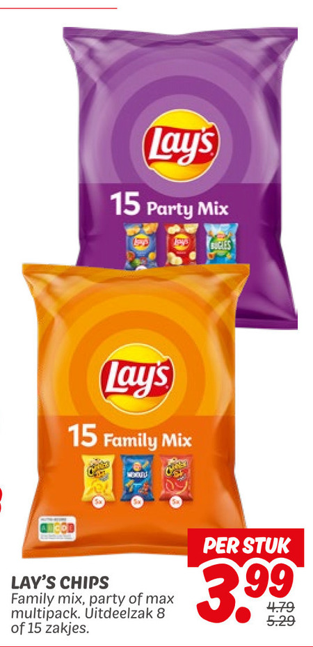 Lays   chips folder aanbieding bij  Dekamarkt - details