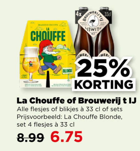 La Chouffe   speciaalbier folder aanbieding bij  Plus - details