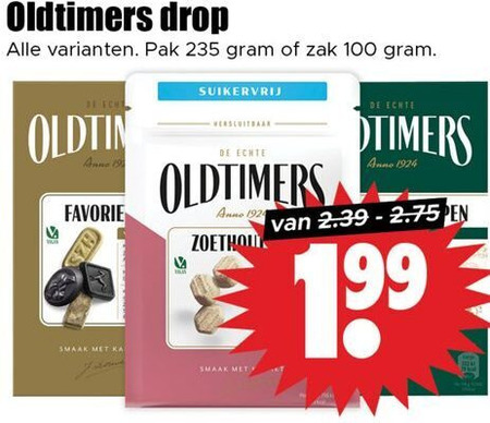 Oldtimers   drop folder aanbieding bij  Dirk - details