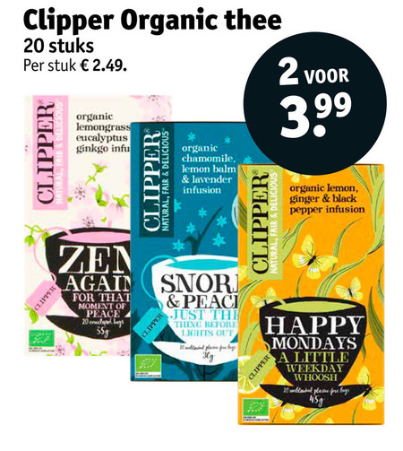 Clipper   thee folder aanbieding bij  Kruidvat - details
