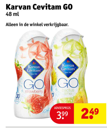 Karvan Cevitam   limonadesiroop folder aanbieding bij  Kruidvat - details