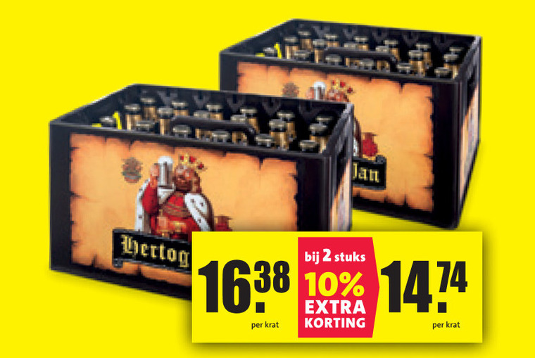Hertog Jan   krat bier folder aanbieding bij  Nettorama - details