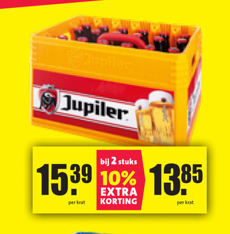 Jupiler   krat bier folder aanbieding bij  Nettorama - details