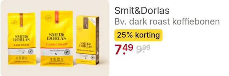 Smit en Dorlas   koffiebonen folder aanbieding bij  Picnic - details