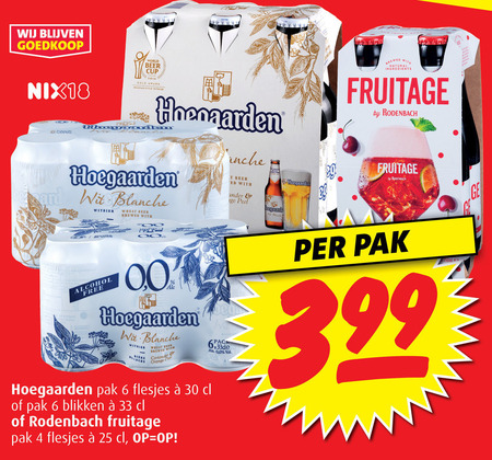 Hoegaarden   speciaalbier folder aanbieding bij  Boni - details