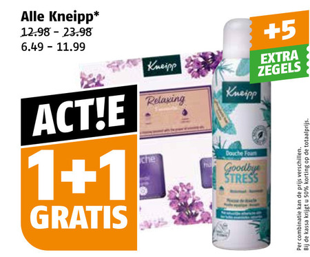 Kneipp   douchegel folder aanbieding bij  Poiesz - details