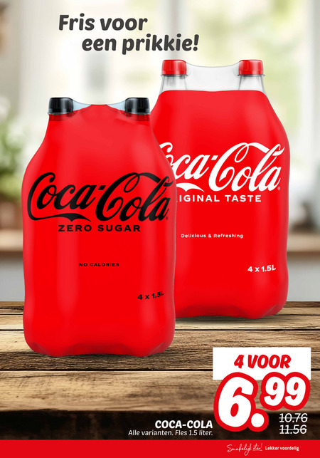 Coca-Cola   cola folder aanbieding bij  Dekamarkt - details