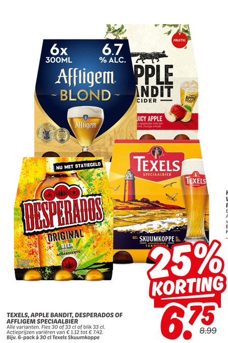 Apple bandit   appelcider, speciaalbier folder aanbieding bij  Dekamarkt - details