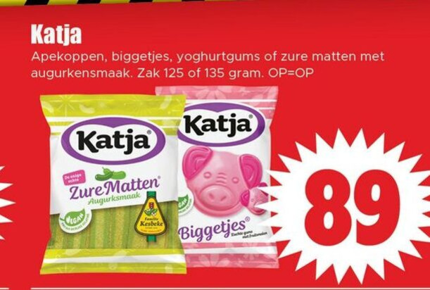 Katja   snoep folder aanbieding bij  Dirk - details