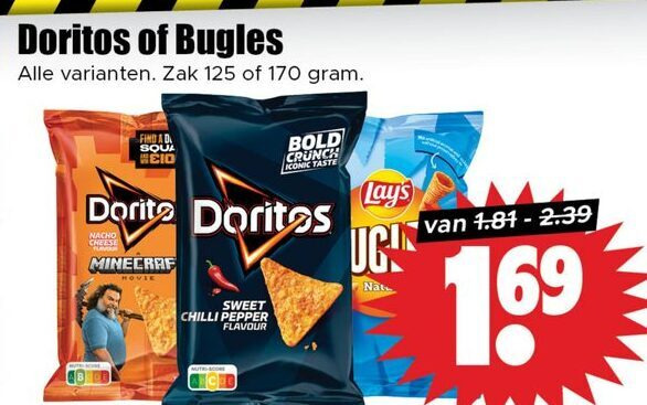 Lays   chips folder aanbieding bij  Dirk - details