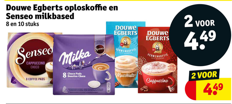 Douwe Egberts   koffiepad, oploskoffie folder aanbieding bij  Kruidvat - details