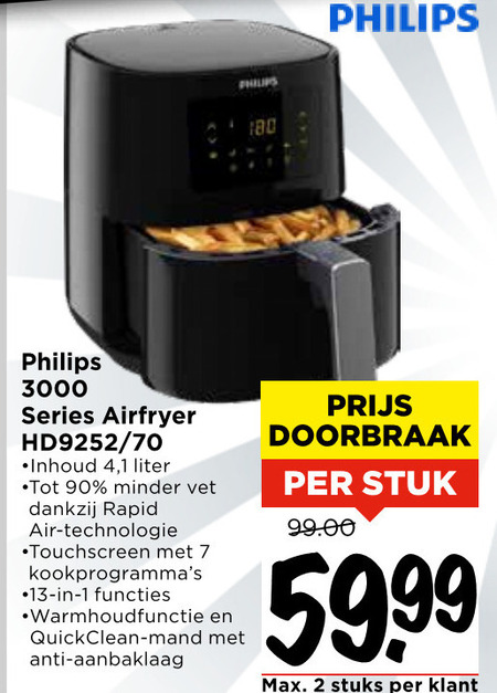 Philips   friteuse folder aanbieding bij  Vomar - details