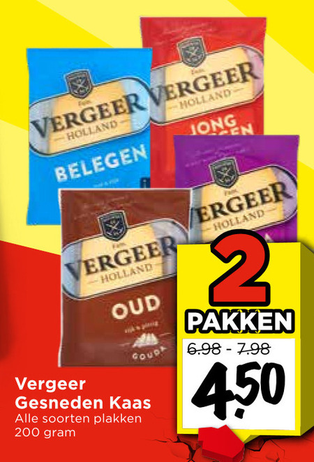 Vergeer   kaasplakken folder aanbieding bij  Vomar - details