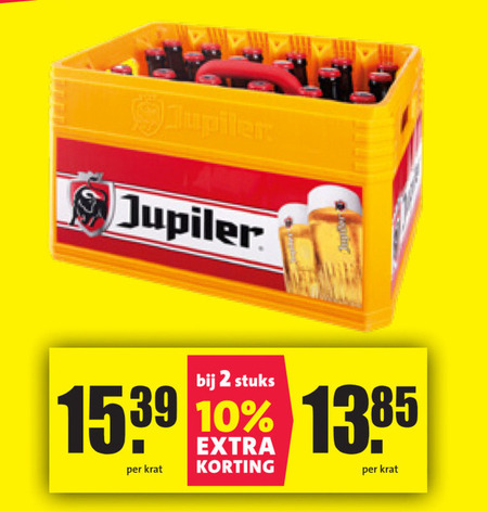 Jupiler   krat bier folder aanbieding bij  Nettorama - details