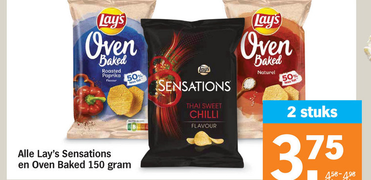 Lays   chips folder aanbieding bij  Albert Heijn - details