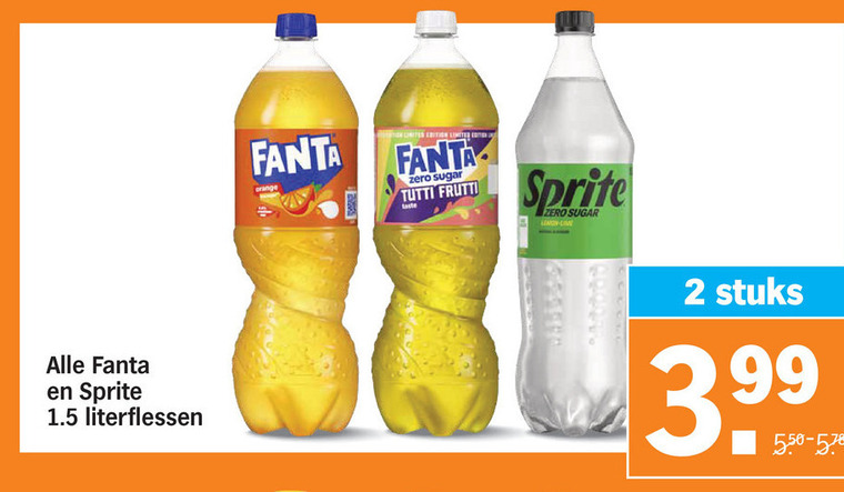 Sprite   frisdrank folder aanbieding bij  Albert Heijn - details