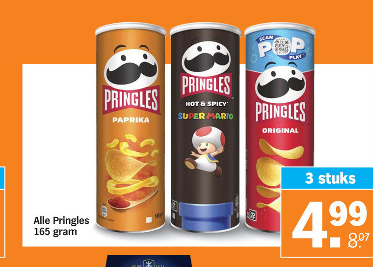 Pringles   chips folder aanbieding bij  Albert&nbsp;Heijn - details