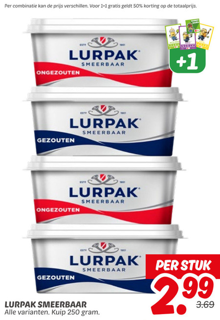lurpak   roomboter folder aanbieding bij  Dekamarkt - details